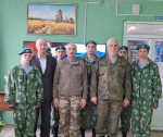 В Стародубе участник спецоперации встретился со студентами 