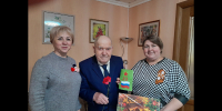 Ветерана Великой Отечественной войны Юрия Галичева из Дубровки поздравили с 23 февраля - Стародубский Вестник