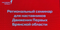 В Брянске проходит региональный семинар для наставников Движения Первых - Стародубский Вестник